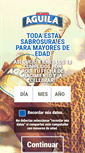 Mobile Screenshot of cervezaaguila.com